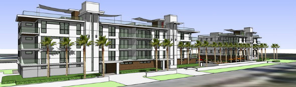 Rendering of the Park Residences of Lido Key
