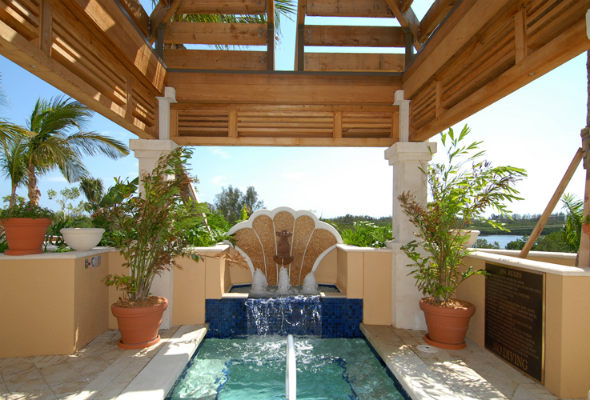 Cabana with spa